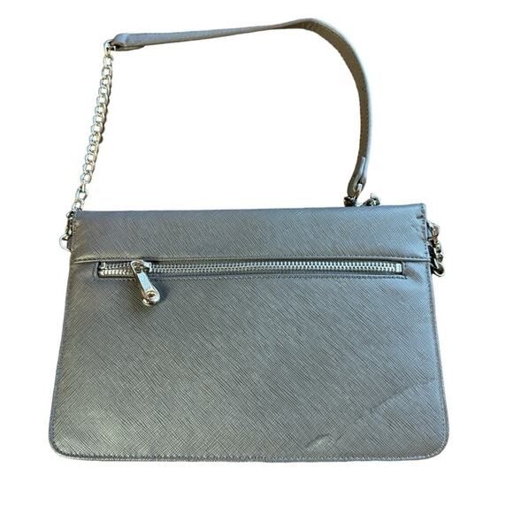 Prive By Sorial Women's Vegan Leather Envelope Clutch - Picture 3 of 12